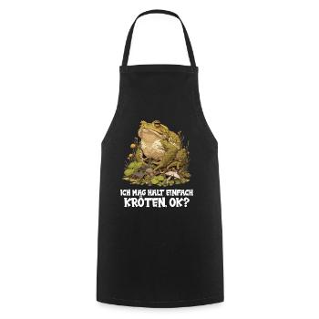 Toad Toads Toad - Cooking Apron - black - Front - AI Model Male 185 dark (185cm)