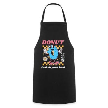 Groovy Testing Day School Outfits for All Classes - Cooking Apron - black - Front - AI Model Male 185 dark (185cm)