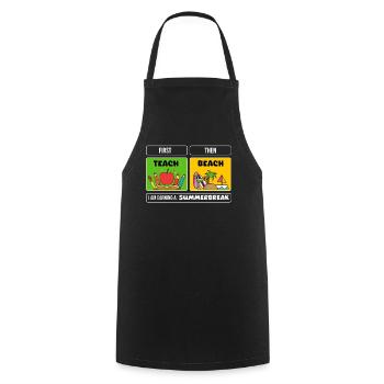Fun teacher outfit perfect for the - Cooking Apron - black - Front - AI Model Male 185 dark (185cm)
