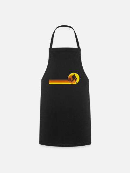 Basketteur Basketteur Basketteur Vintage 70s 80s - Tablier de cuisine - noir
