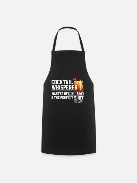 Bartender Mixologist Cocktail - Kochschürze - Schwarz