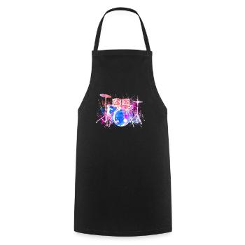 Batterie Batteurs Batteurs - Tablier de cuisine - noir - Devant - AI Model Male 185 dark (185cm)