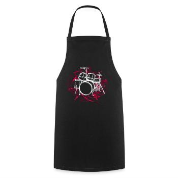Batterie Batteurs Batteurs - Tablier de cuisine - noir - Devant - AI Model Male 185 dark (185cm)