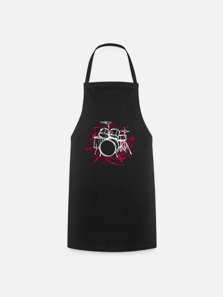 Batterie Batteurs Batteurs - Tablier de cuisine - noir
