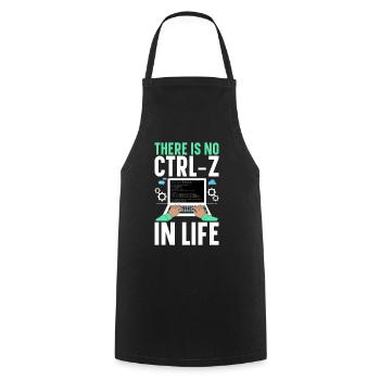 Programmer Computer Scientist Computer Nerd Gift - Cooking Apron - black - Front - AI Model Male 185 dark (185cm)