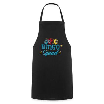 Bingo Player Bingo Game Bingo Game Games Bingo - Cooking Apron - black - Front - AI Model Male 185 dark (185cm)