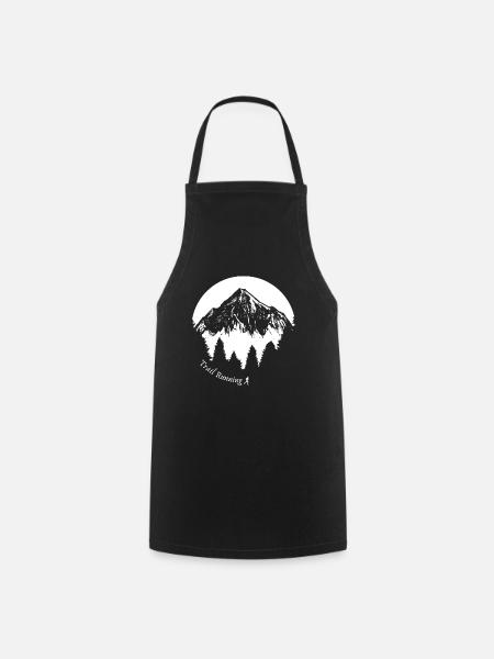 Trail Running Trail Run Traillauf Laufsport - Tablier de cuisine - noir