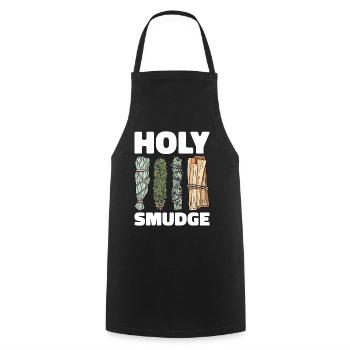 Smudging Smudge Spiritual Healing Incense - Cooking Apron - black - Front - AI Model Male 185 dark (185cm)