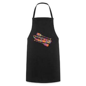 Canoe - Cooking Apron - black - Front - AI Model Male 185 dark (185cm)