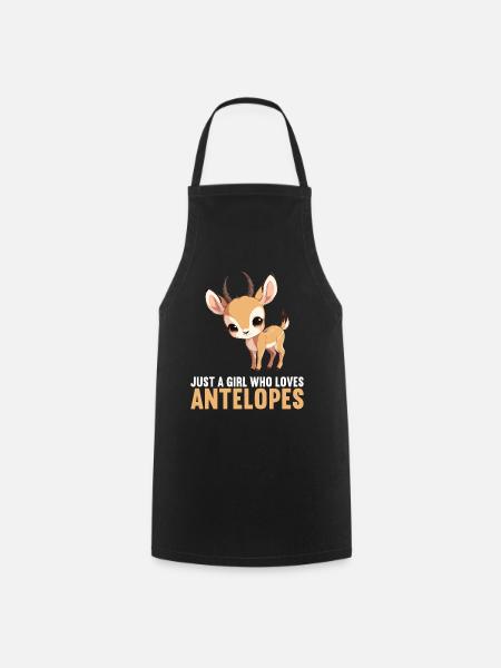 Antelope Antilopen Antilope - Kochschürze - Schwarz