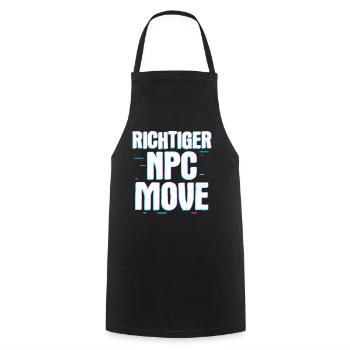 Mouvement de PNJ approprié – Humour et style du joueur - Tablier de cuisine - noir - Devant - AI Model Male 185 dark (185cm)