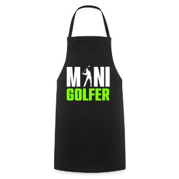 Minigolfer Golf Game Golf Sport Golfer - Kochschürze - Schwarz - Vorne - AI Model Male 185 dark (185cm)