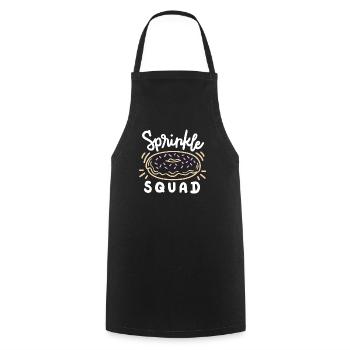 Donut Streusel Donut Liebhaber - Kochschürze - Schwarz - Vorne - AI Model Male 185 dark (185cm)