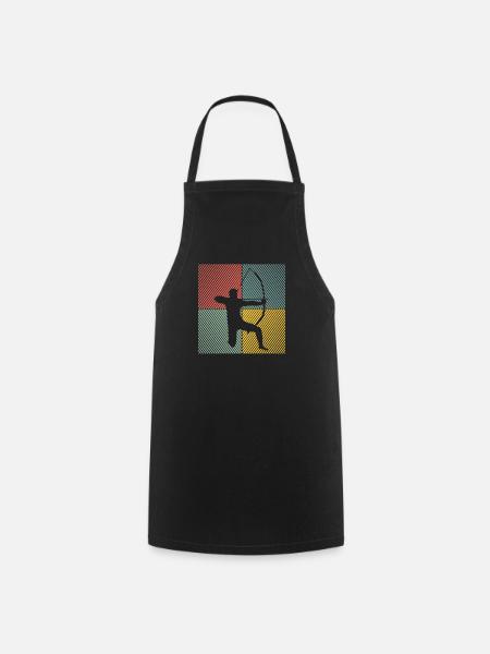 Archer Archery Sport Vintage - Cooking Apron - black