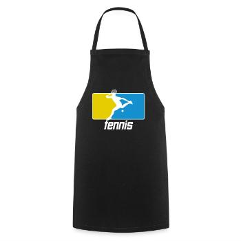 Vêtements pour joueurs de tennis Tennis Femmes Filles - Tablier de cuisine - noir - Devant - AI Model Male 185 dark (185cm)