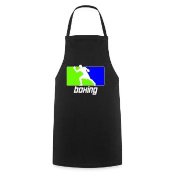 Boxen Arts Martiaux Boxe Boxe Club Boxer - Tablier de cuisine - noir - Devant - AI Model Male 185 dark (185cm)