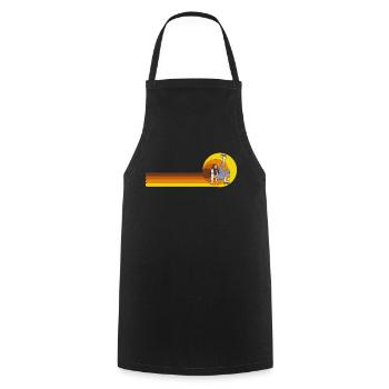 Inline-Skating Rollerskates Inline-Skater - Cooking Apron - black - Front - AI Model Male 185 dark (185cm)
