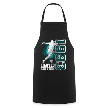 1993 Born Football Limited Edition Birthday - Cooking Apron - black - Front - AI Model Male 185 dark (185cm)