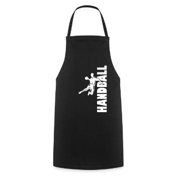 Handball Player Handball Ball Handball Game - Cooking Apron - black - Front - AI Model Male 185 dark (185cm)
