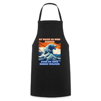 Dutch Pride Dutch lion born from water - Cooking Apron - black - Front - AI Model Male 185 dark (185cm)