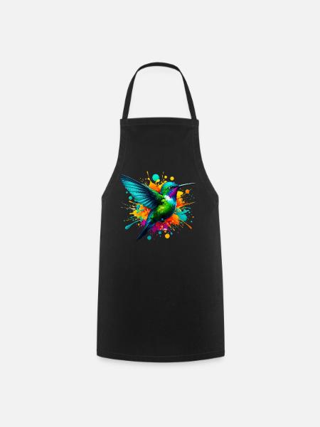 Kolibri - Kochschürze - Schwarz