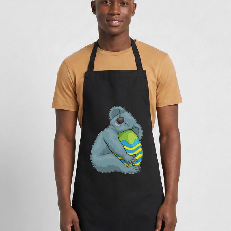 Koala Easter Easter Egg Sleeping Cooking Apron
