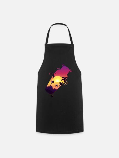 Bartender Mixologist Shaker Sunset - Kochschürze - Schwarz