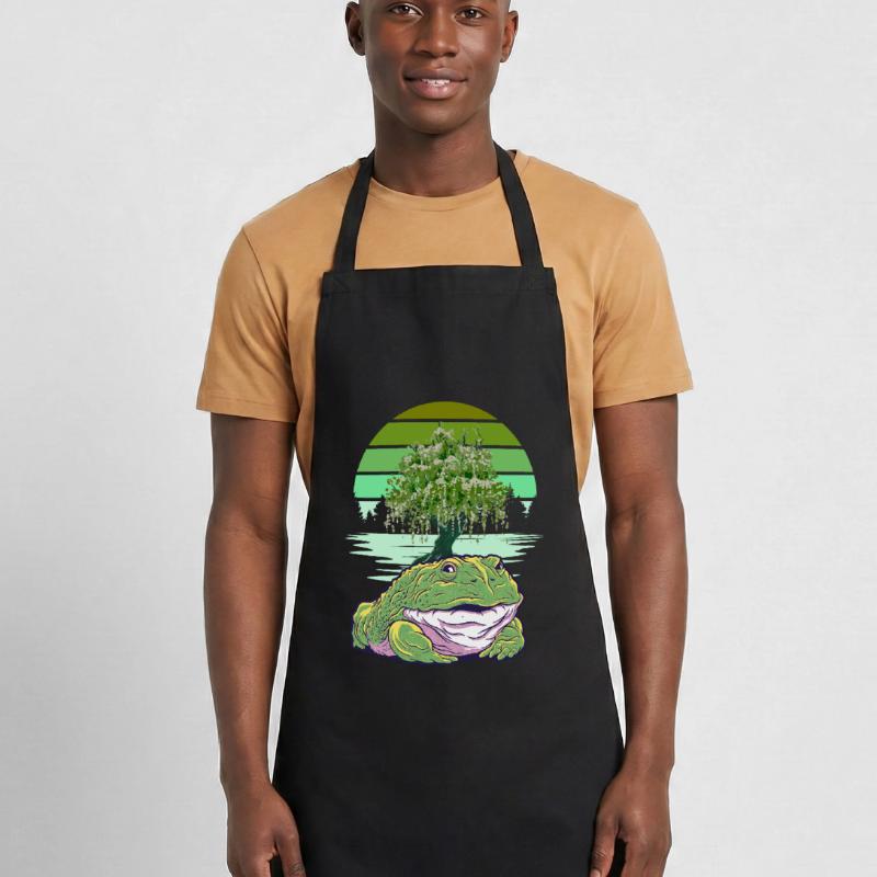 Frog Frogs Toad Toads Cooking Apron