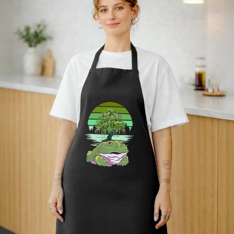 Frog Frogs Toad Toads Cooking Apron