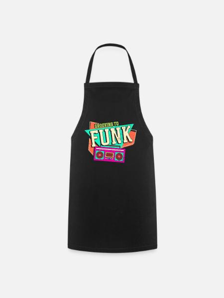 Musique funk - Tablier de cuisine - noir