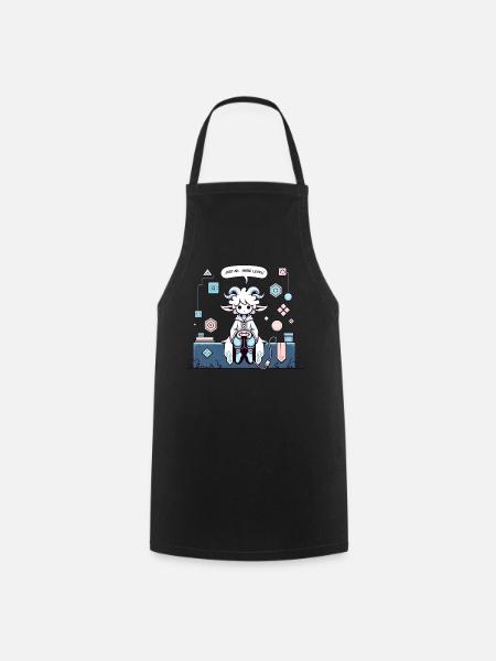 Just One More Level! - Cooking Apron - black