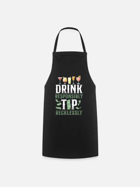 Bartender Mixologist Drink - Kochschürze - Schwarz