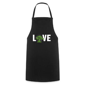 Bonsai Love Indoor Bonsai Bonsai Pots Penjing - Cooking Apron - black - Front - AI Model Male 185 dark (185cm)