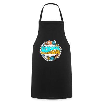 School Counselor Social Worker School Therapist - Cooking Apron - black - Front - AI Model Male 185 dark (185cm)