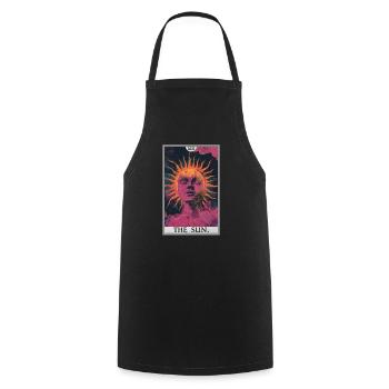 Carte de tarot Carte de tarot Le soleil Le soleil - Tablier de cuisine - noir - Devant - AI Model Male 185 dark (185cm)