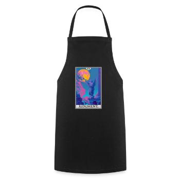 Tarot Cards Tarot Card 20 Judgment Court - Cooking Apron - black - Front - AI Model Male 185 dark (185cm)