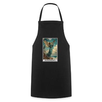 Tarot Cards Tarot Card 20 Judgment Court - Cooking Apron - black - Front - AI Model Male 185 dark (185cm)