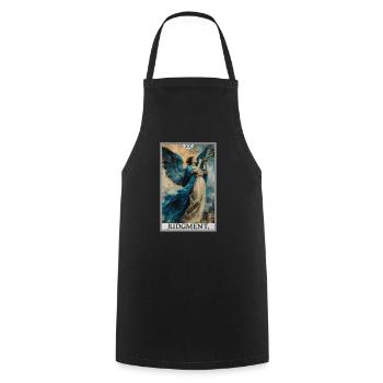 Tarot Cards Tarot Card 20 Judgment Court - Cooking Apron - black - Front - AI Model Male 185 dark (185cm)