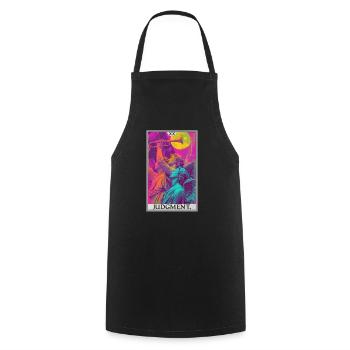 Tarot Cards Tarot Card 20 Judgment Court - Cooking Apron - black - Front - AI Model Male 185 dark (185cm)