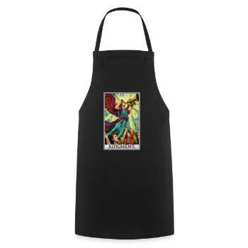 Tarot Cards Tarot Card 20 Judgment Court - Cooking Apron - black - Front - AI Model Male 185 dark (185cm)