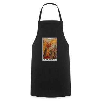 Tarot Cards Tarot Card 20 Judgment Court - Cooking Apron - black - Front - AI Model Male 185 dark (185cm)