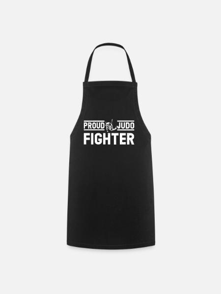 Fier combattant de judo - Judo Arts martiaux Judo Fighte - Tablier de cuisine - noir