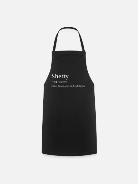 Shetlandponys - die kleinen Satansbraten - Kochschürze - Schwarz