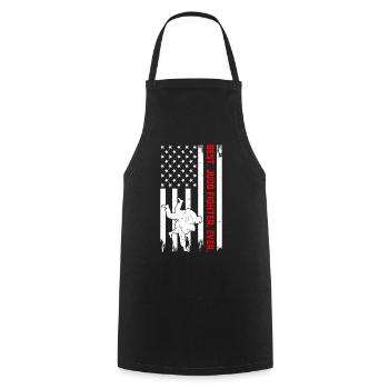 Best Judo Fighter Ever - Judo Fighter Judo Martial - Cooking Apron - black - Front - AI Model Male 185 dark (185cm)