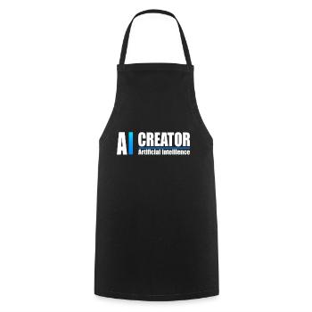 AI Creator Artificial Intelligence Enthusiast - Cooking Apron - black - Front - AI Model Male 185 dark (185cm)