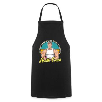 Health Coach You Don't Need Better Genes Coaching - Cooking Apron - black - Front - AI Model Male 185 dark (185cm)