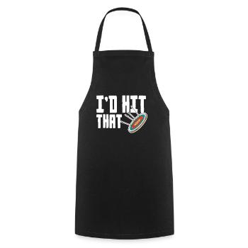 Archery Shooter - Cooking Apron - black - Front - AI Model Male 185 dark (185cm)