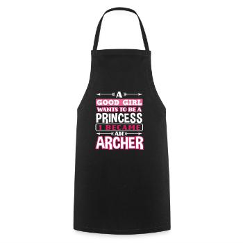Love Archery Archery - Cooking Apron - black - Front - AI Model Male 185 dark (185cm)