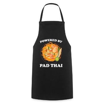Pad Thai Thai Food Thai Cuisine Thailand - Cooking Apron - black - Front - AI Model Male 185 dark (185cm)
