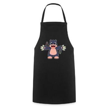 Gymnastique d’entraînement Mole Fitness Hoop - Tablier de cuisine - noir - Devant - AI Model Male 185 dark (185cm)